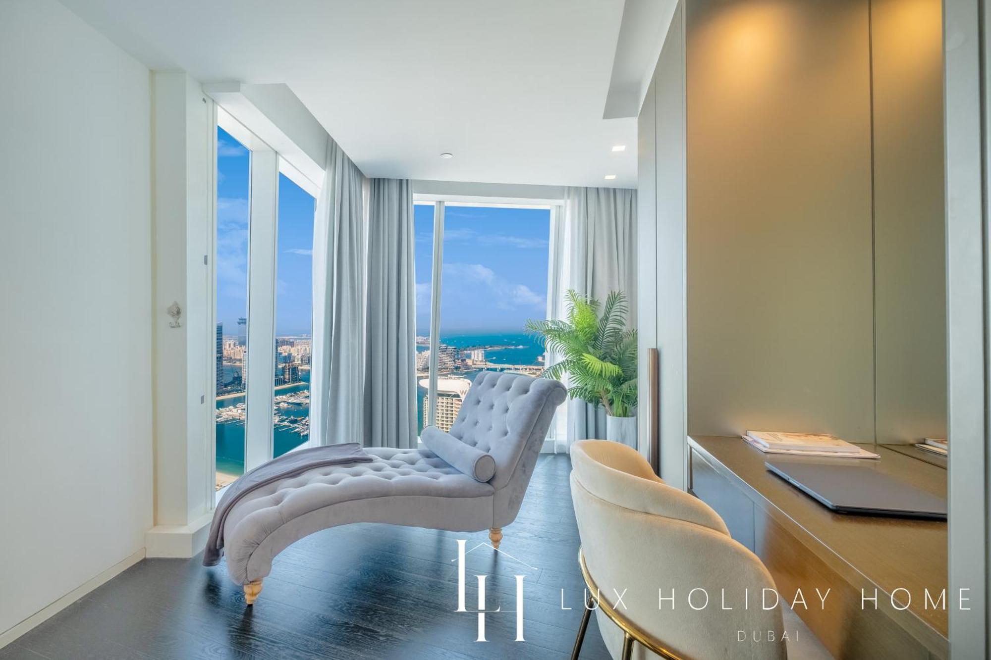 Lux - Lavish Suite With Full Palm Jumeirah View 1 Dubai Luaran gambar