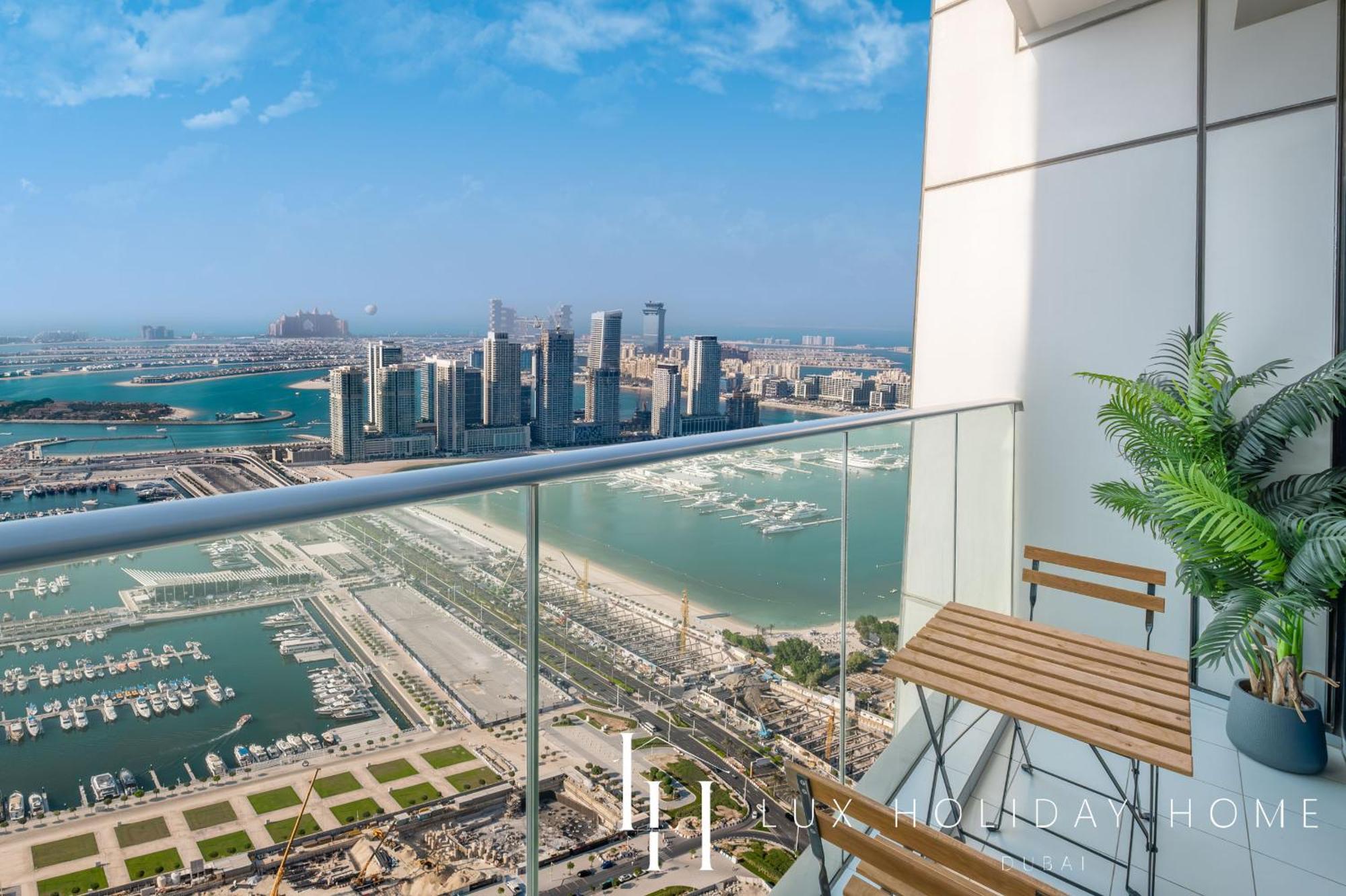 Lux - Lavish Suite With Full Palm Jumeirah View 1 Dubai Luaran gambar