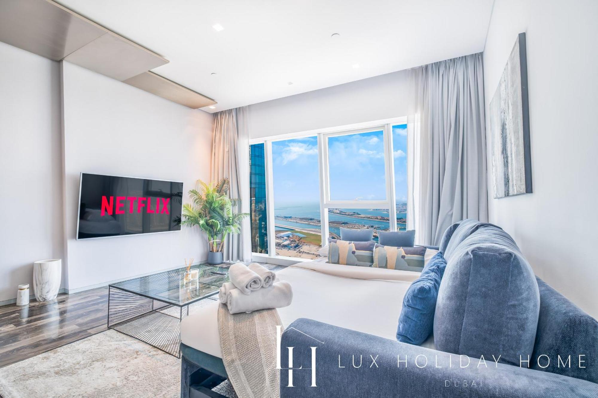 Lux - Lavish Suite With Full Palm Jumeirah View 1 Dubai Luaran gambar
