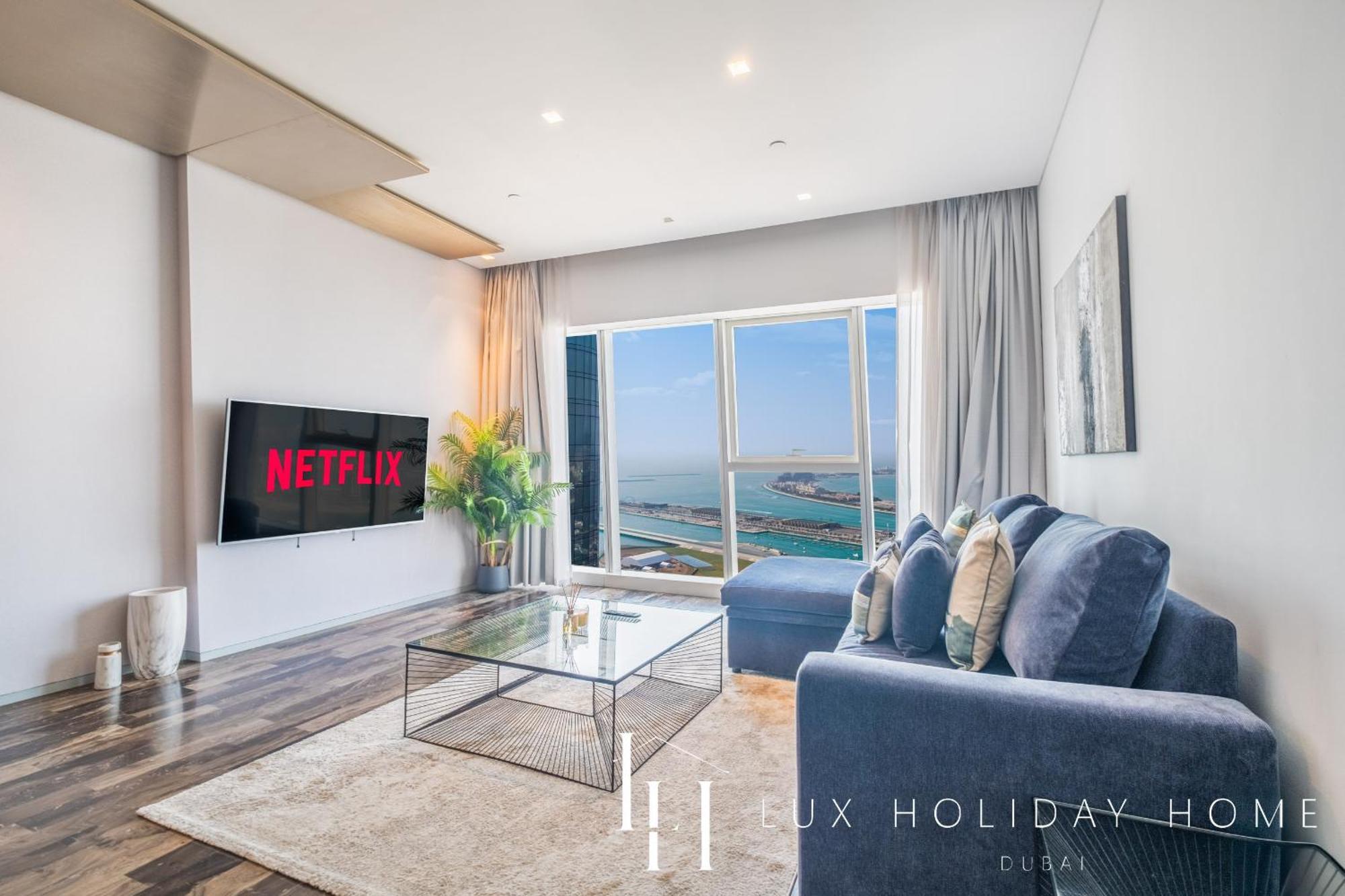 Lux - Lavish Suite With Full Palm Jumeirah View 1 Dubai Luaran gambar
