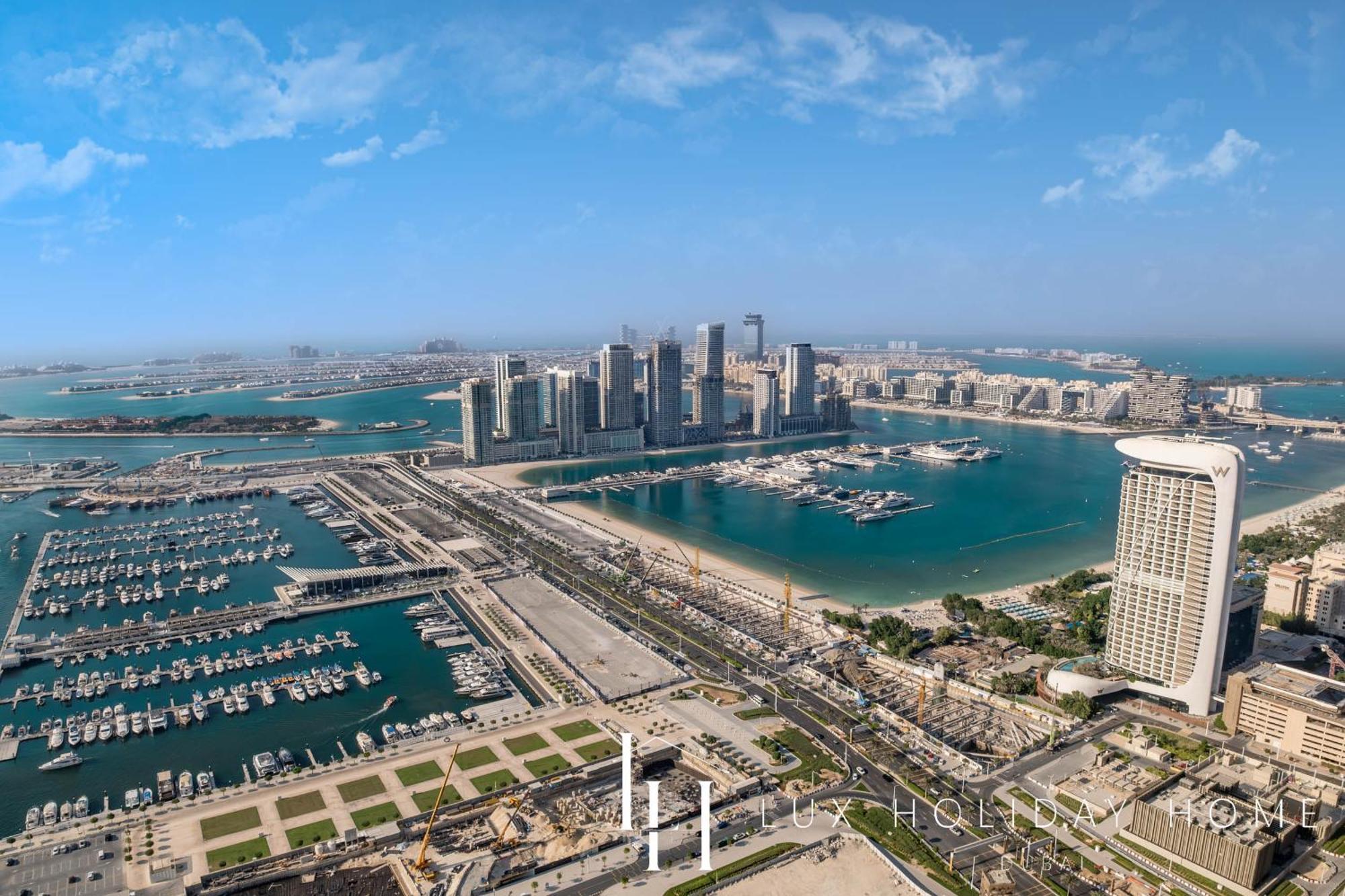Lux - Lavish Suite With Full Palm Jumeirah View 1 Dubai Luaran gambar
