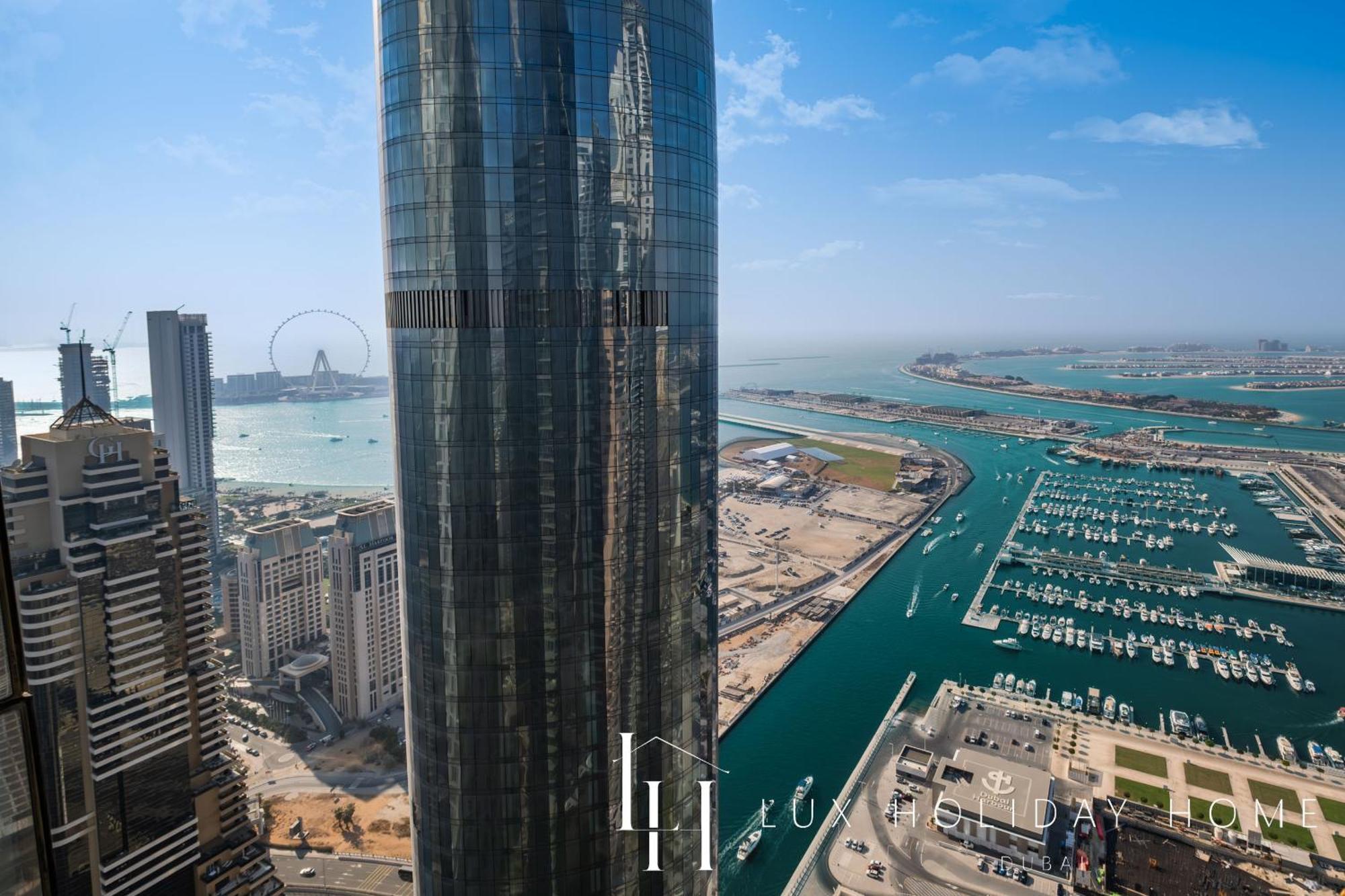 Lux - Lavish Suite With Full Palm Jumeirah View 1 Dubai Luaran gambar