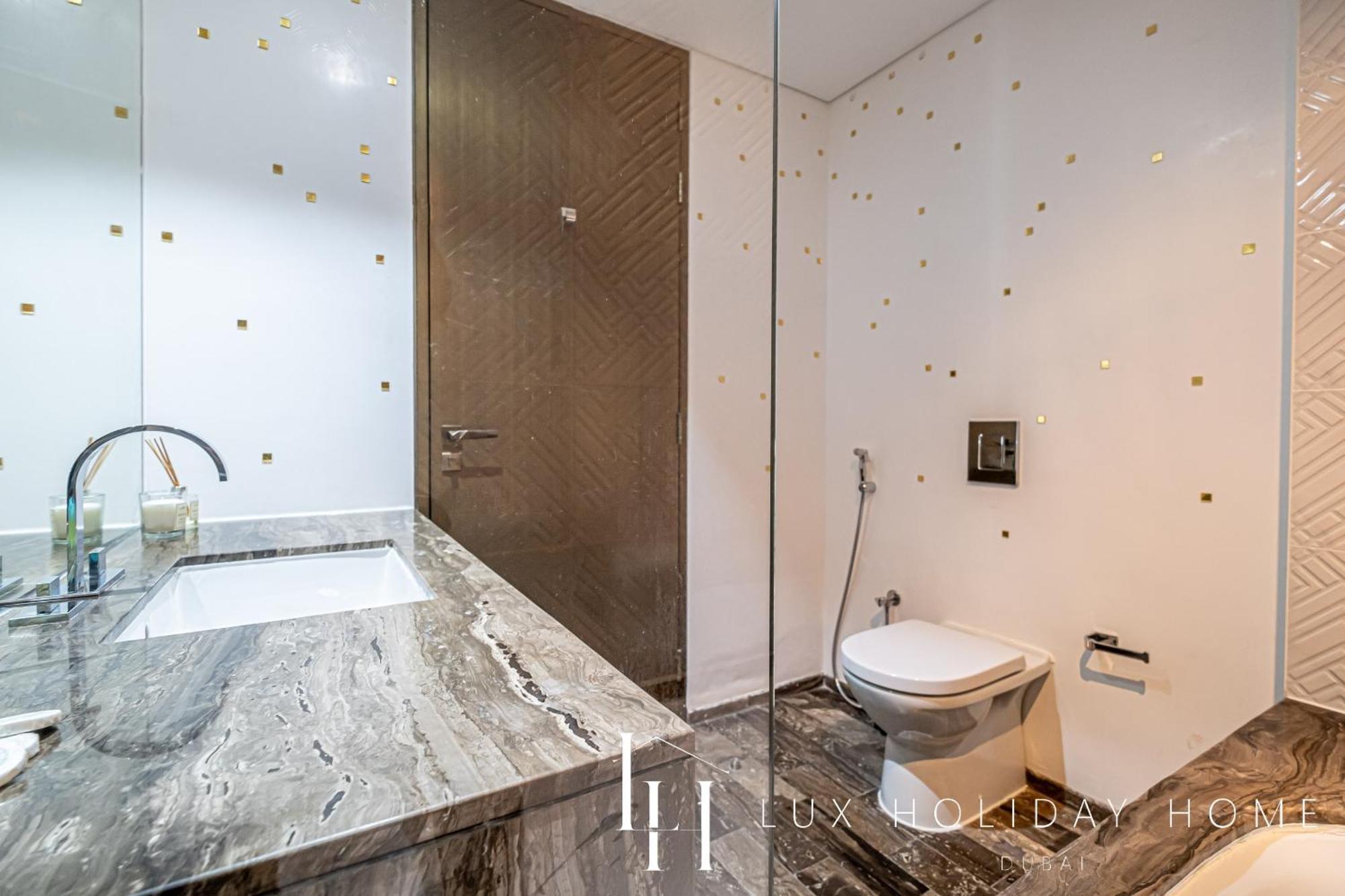 Lux - Lavish Suite With Full Palm Jumeirah View 1 Dubai Luaran gambar