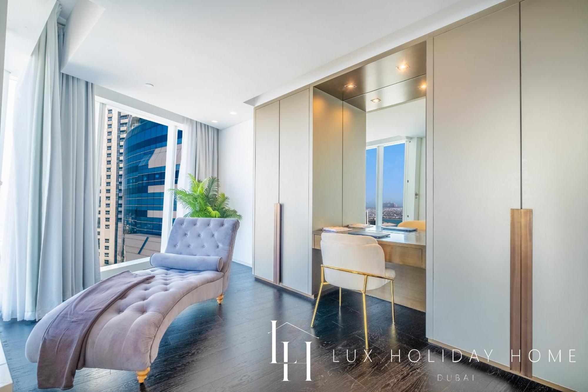 Lux - Lavish Suite With Full Palm Jumeirah View 1 Dubai Luaran gambar
