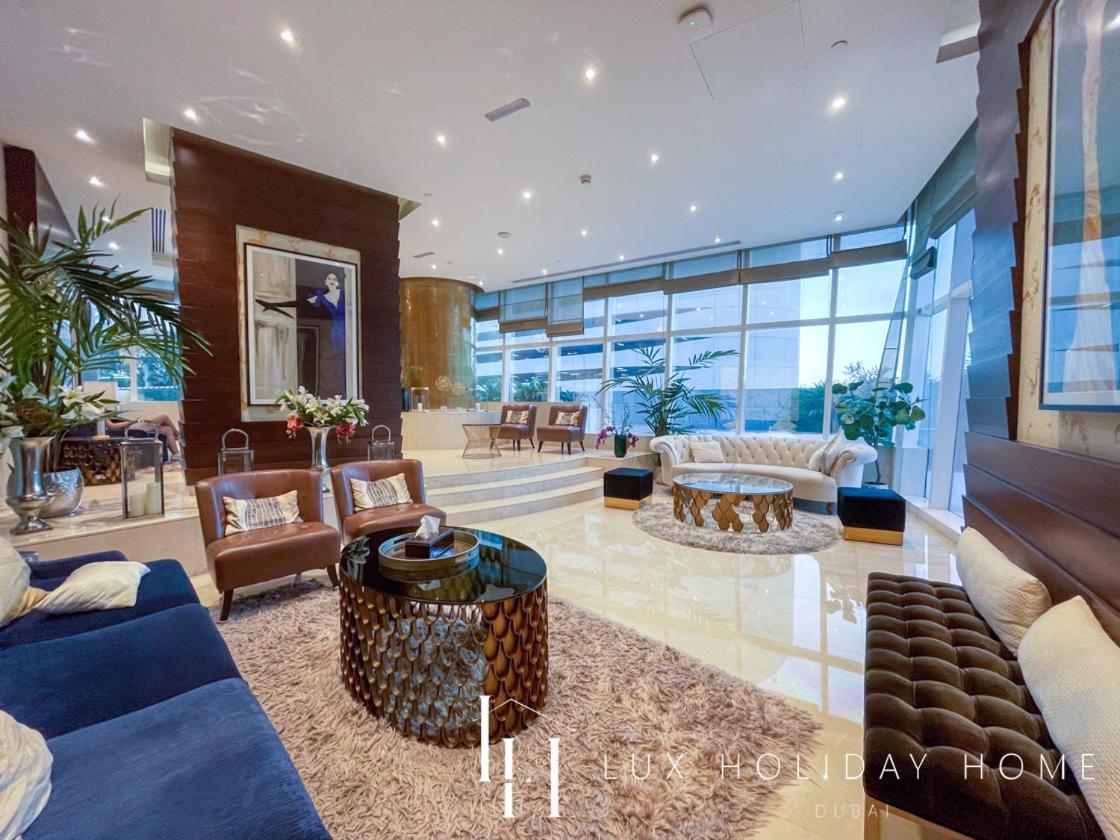 Lux - Lavish Suite With Full Palm Jumeirah View 1 Dubai Luaran gambar