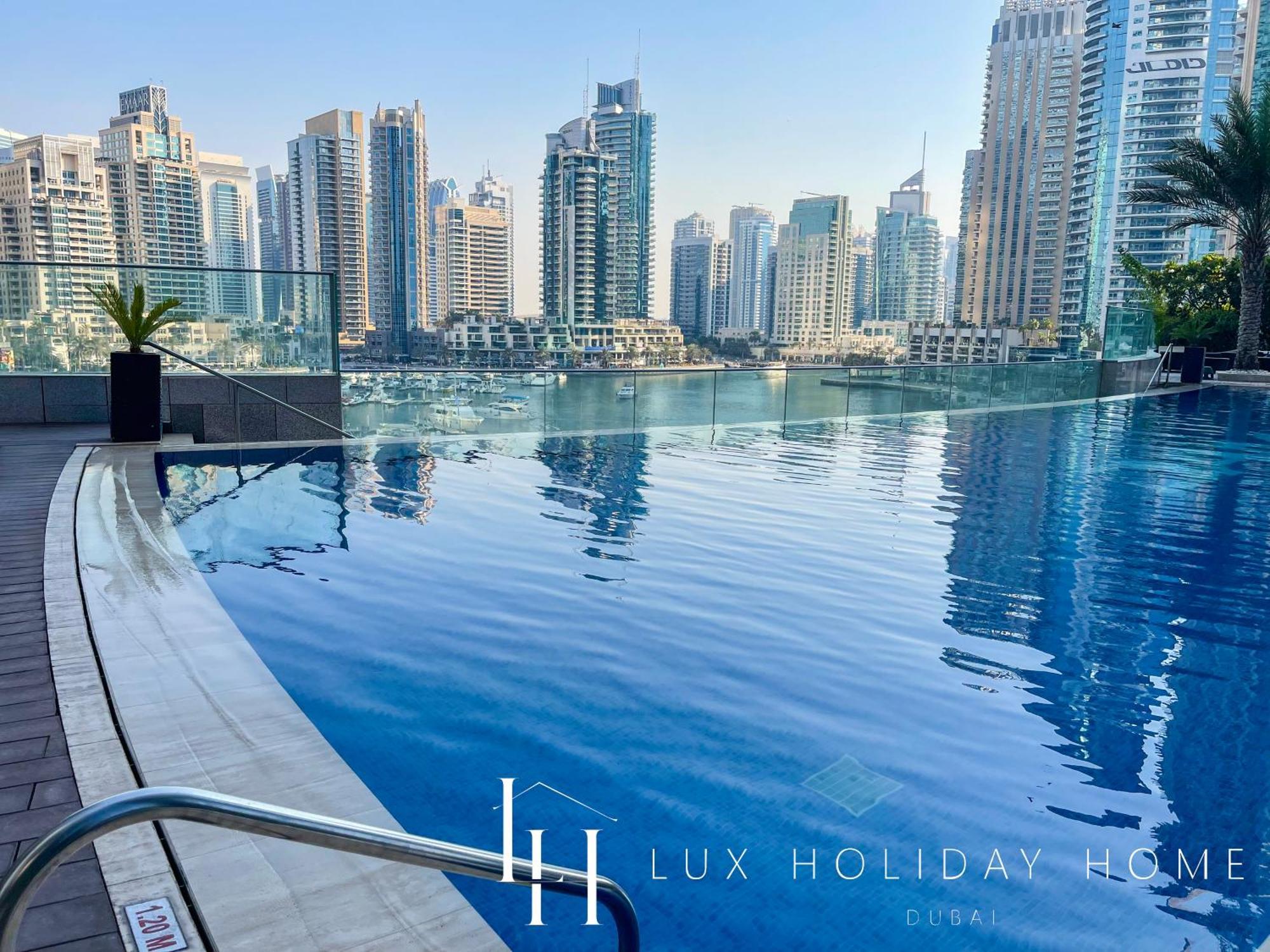Lux - Lavish Suite With Full Palm Jumeirah View 1 Dubai Luaran gambar
